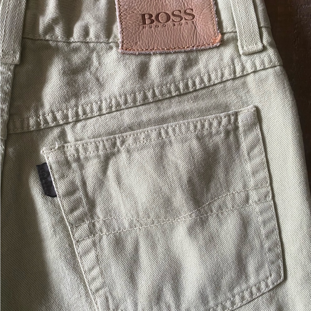Light Green BOSS Hugo Boss denim jeans